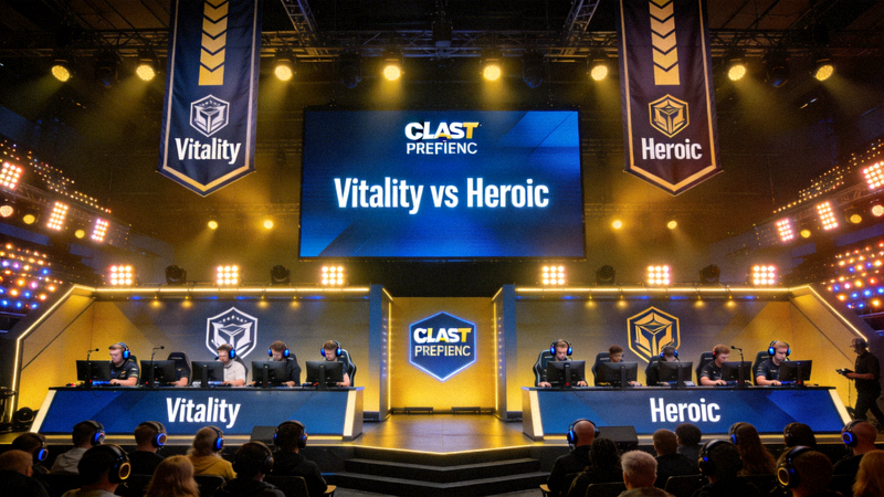 CS:GO BLAST Premier春季总决赛Vitality对阵Heroic比赛现场