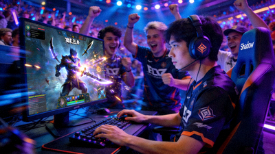 电竞世界冠军Shadow在比赛中使用劫完成精彩五杀操作