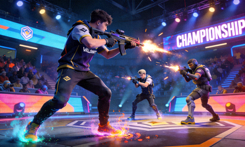 VALORANT新秀选手在冠军赛中以一敌三拿下残局的精彩操作